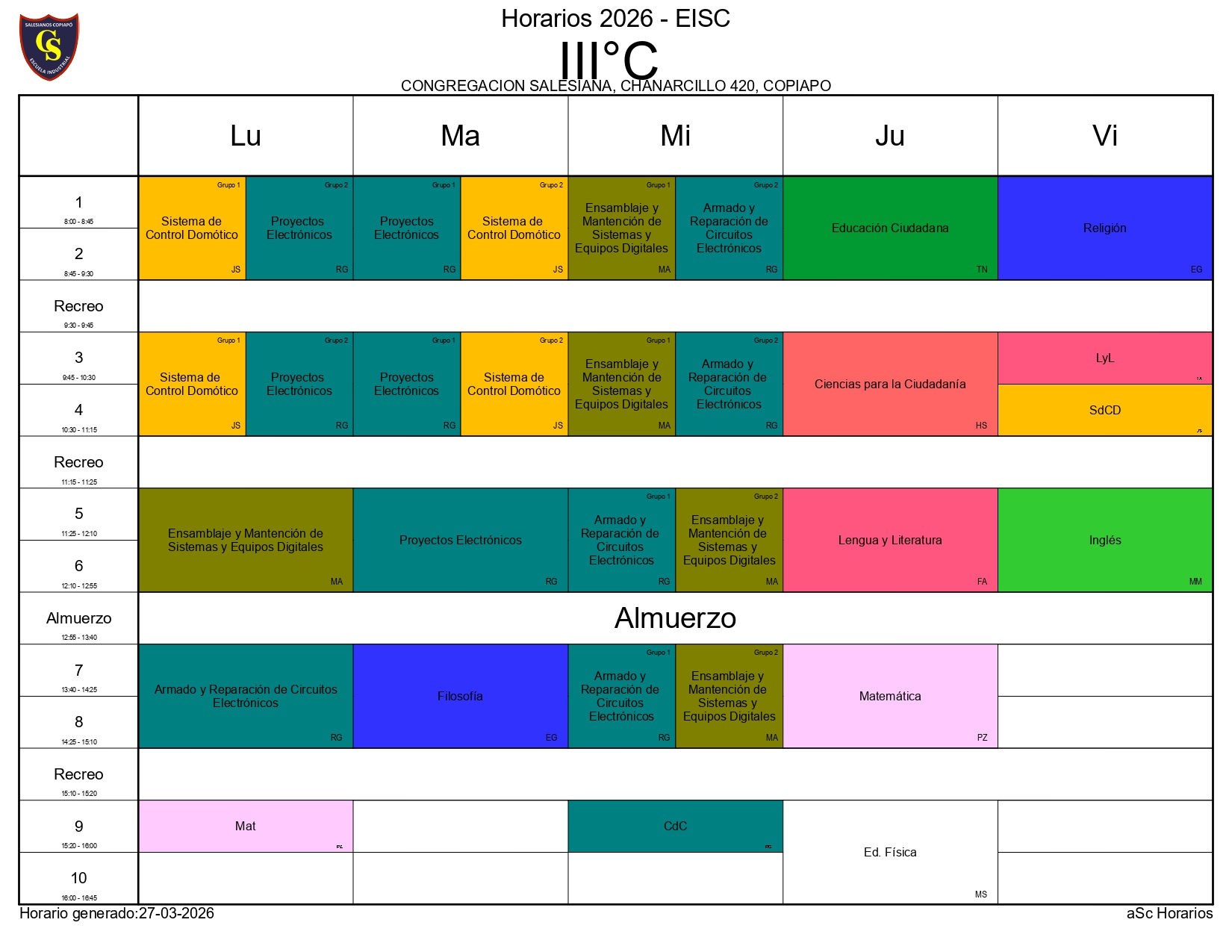 HORARIOS 2026 CURSOS 1 page 0015