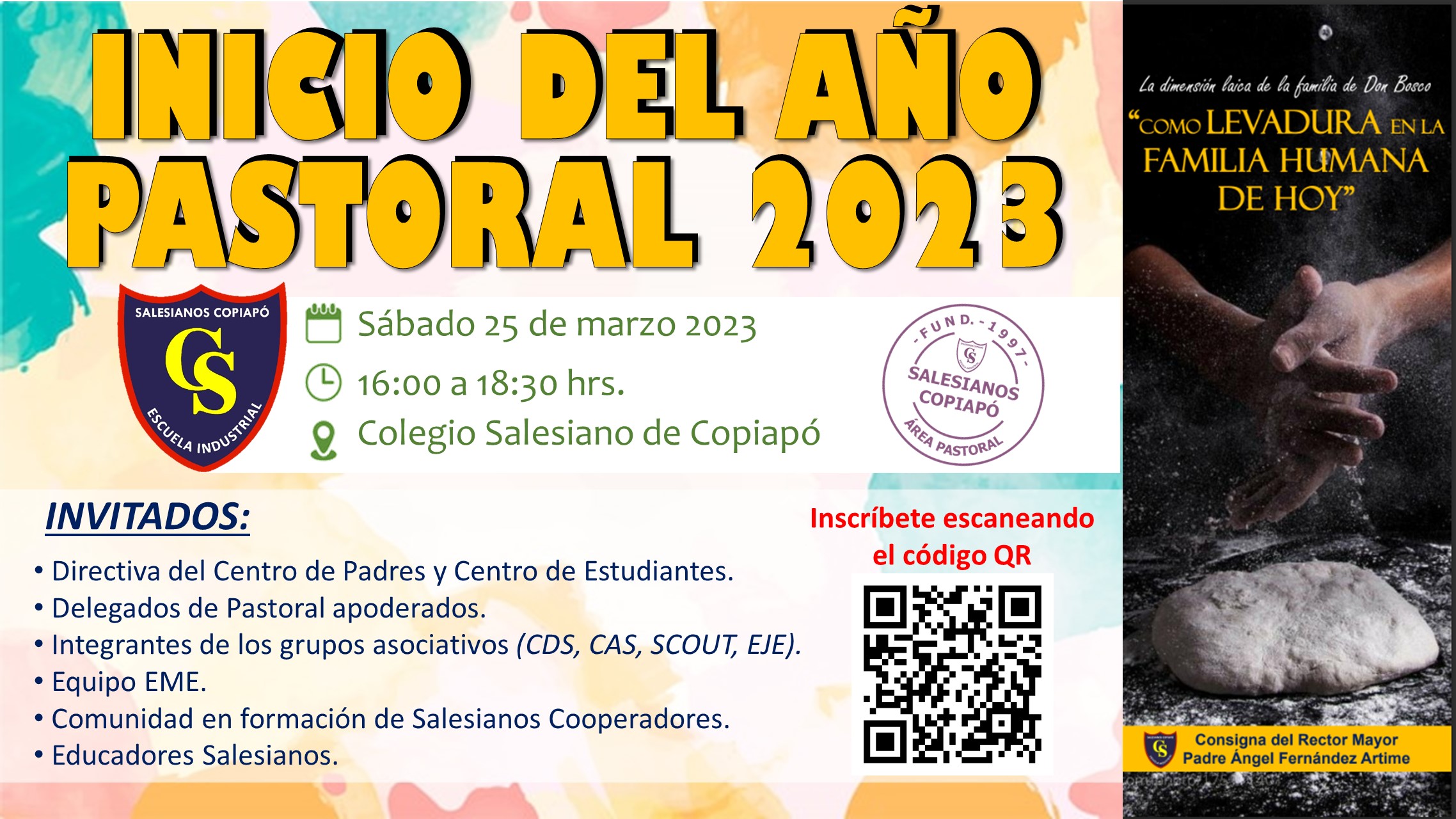 AFICHE INICIO DEL AÑO PASTORAL 2023