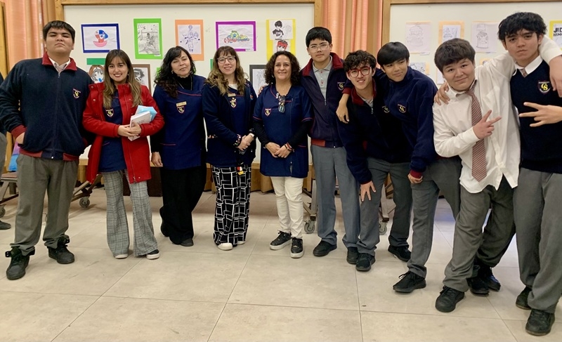 Comunidad Educativa Salesianos Copiapó celebra la semana artística con exposición de obras