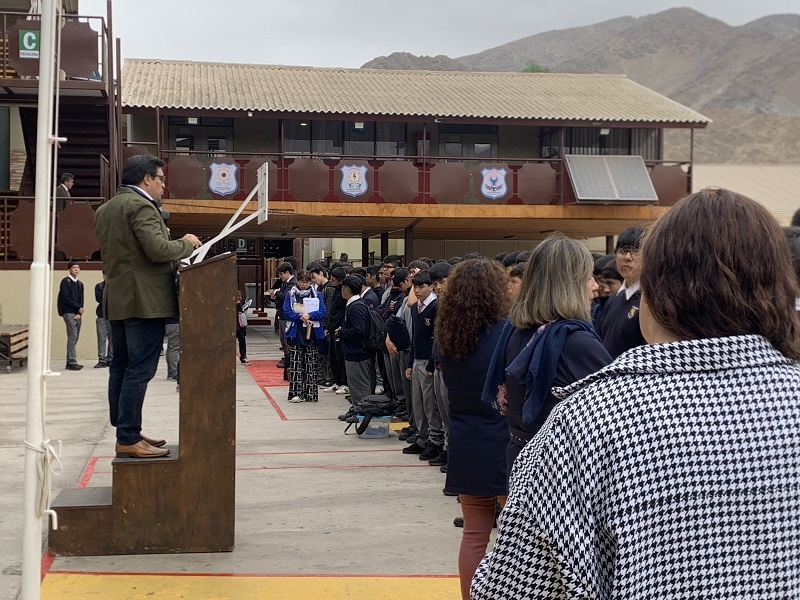 Alumnos de la Escuela Industrial Salesianos Copiapó regresan a clases tras el terremoto