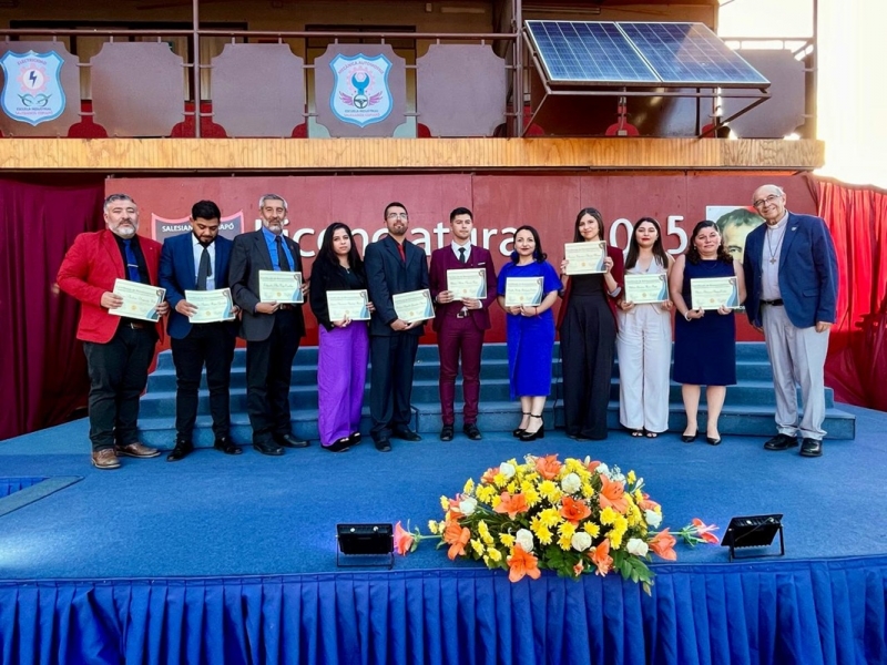 Semilleros de Esperanza y Trabajo: Escuela Industrial Salesiana de Copiapó Licencia a su Generación 2025