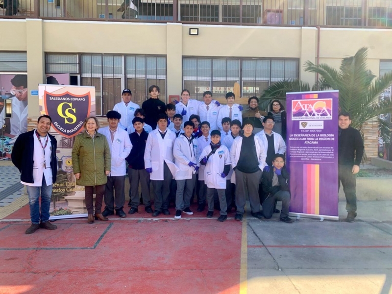 Estudiantes de Salesianos Copiap&oacute; participan en taller de Biolog&iacute;a Molecular dictado por profesionales de la UDA