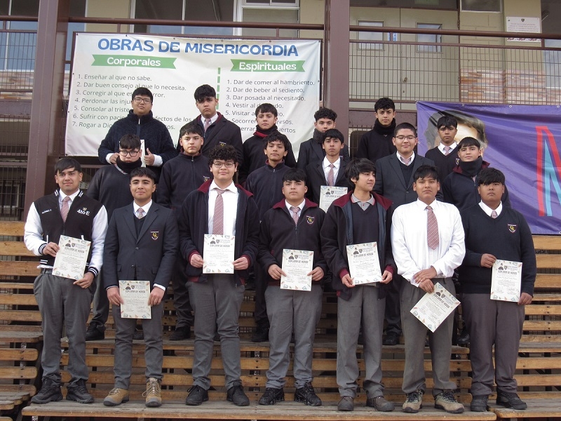 Comunidad Salesiana destaca a los alumnos que se distinguieron por  el valor de la honestidad